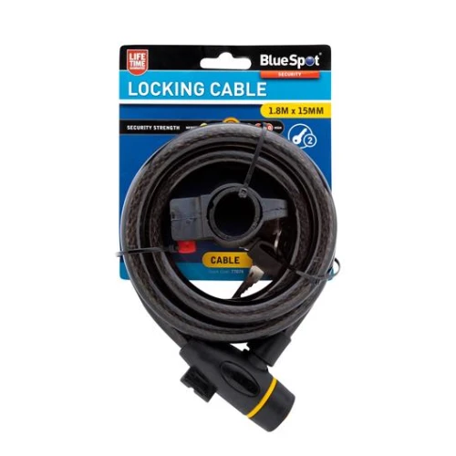 Blue Spot Tools 15mm x 1.8m Locking Cable