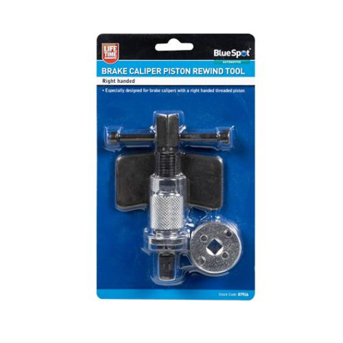 Blue Spot Tools Right Threaded Brake Piston Wind Back Tool