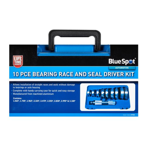 Blue Spot Tools 10PCE Bearing Race and Seal Driver Kit