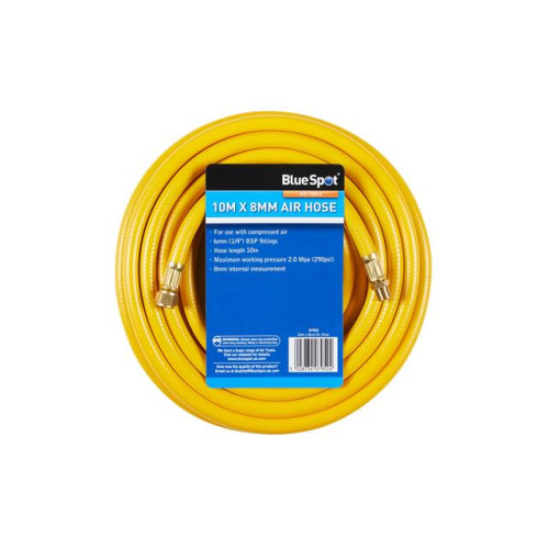Blue Spot Tools 10mm x 8m Air Hose (High Visibility)