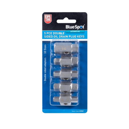 Blue Spot Tools 5PCE Double Drain Plug Keys