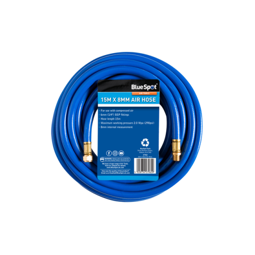 Blue Spot Tools 15m x 8mm Air Hose