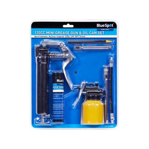 Blue Spot Tools 120cc Mini Grease Gun & Oil Can Set