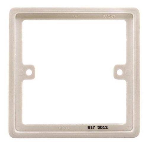 British General White Moulded Square Spacer Frame