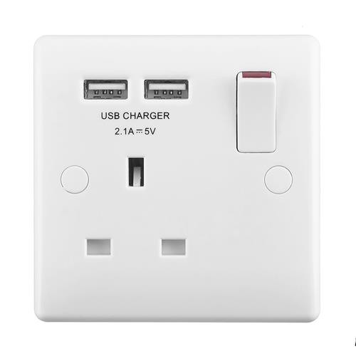 Single Socket & USB