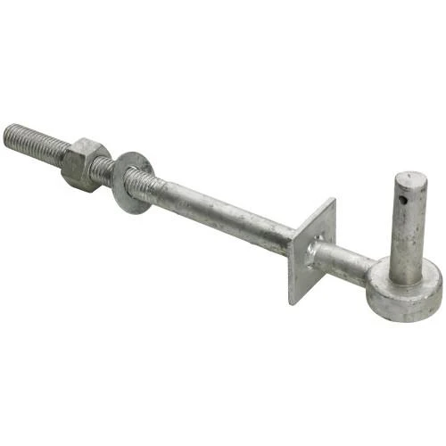 300mm 12" x 19mm Gate Hooks to Bolt Comes With Welded Washer 8" Posts
