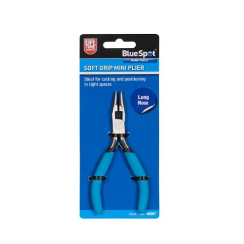 Blue Spot Tools Soft Grip Mini Long Nose Plier