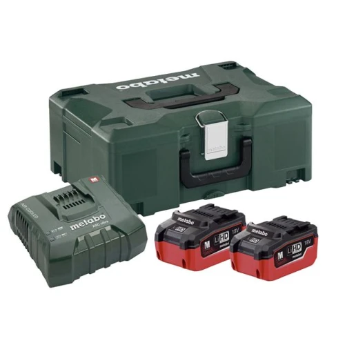 Basic Set 2 x 18V LiHD 5.5Ah, ASC 55 Charger + MetaLoc