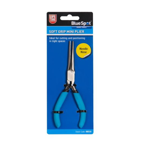Blue Spot Tools Soft Grip Mini Needle Nose Plier