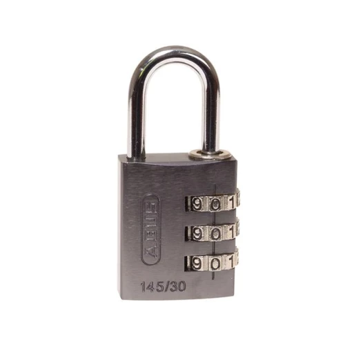 145/30 30mm Aluminium Combination Padlock Titanium 46585