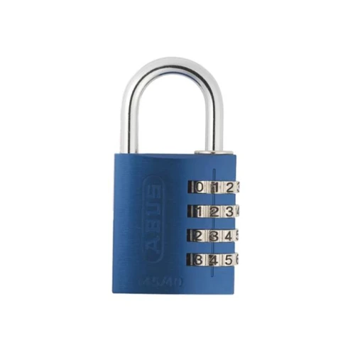 145/40 40mm Aluminium Combination Padlock Blue 49523