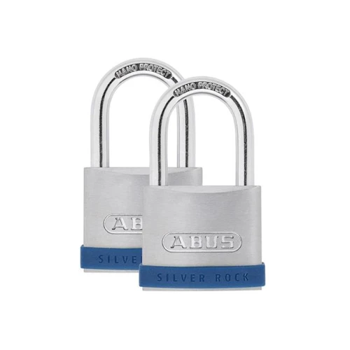 50mm Silver Rock&acirc;&cent; 5 Padlock Twin Pack