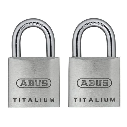 64ti/20 Titalium Padlock 20mm Carded Twin Pack