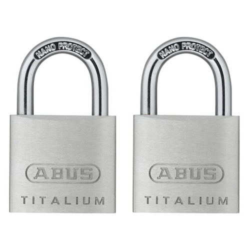 64ti/30 Titalium Padlock 30mm Carded Twin Pack