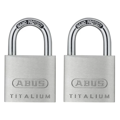 64ti/30 Titalium Padlock 30mm Carded Twin Pack