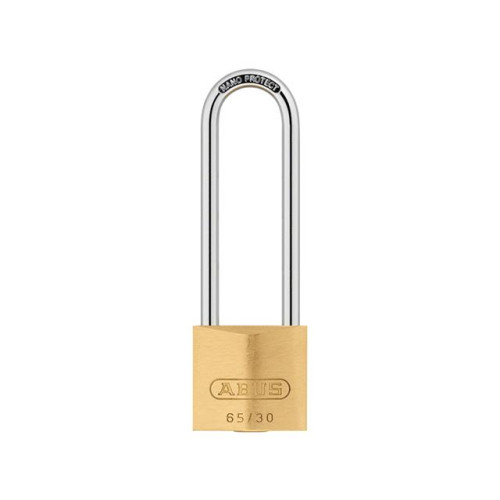 65/30HB60 30mm Brass Padlock 60mm Long Shackle