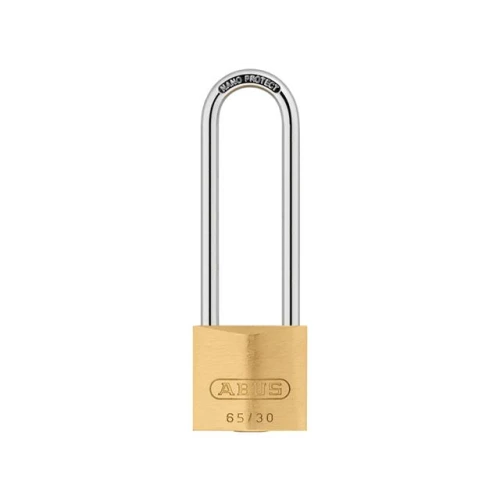 65/30HB60 30mm Brass Padlock 60mm Long Shackle Carded