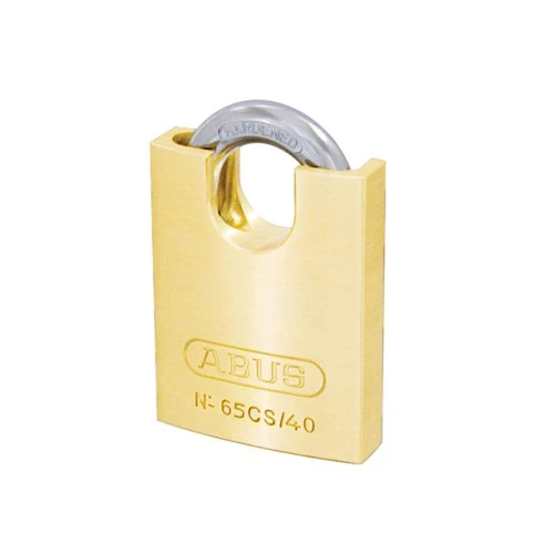 65/40CS 40mm Brass Padlock Close Shackle Carded