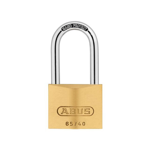 65/40HB40 40mm Brass Padlock 40mm Long Shackle