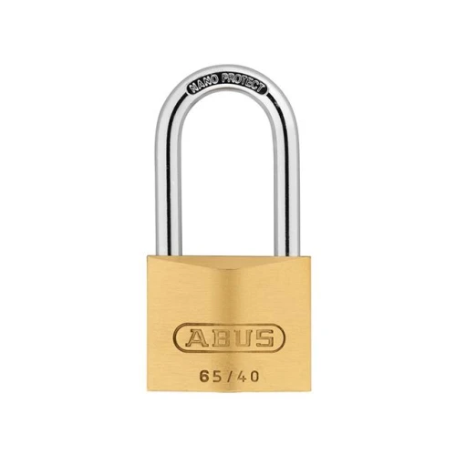 65/40HB40 40mm Brass Padlock 40mm Long Shackle