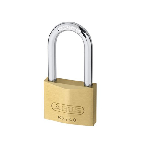 65/40HB40 40mm Brass Padlock 40mm Long Shackle Carded