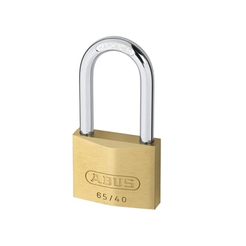 65/40HB40 40mm Brass Padlock 40mm Long Shackle Carded