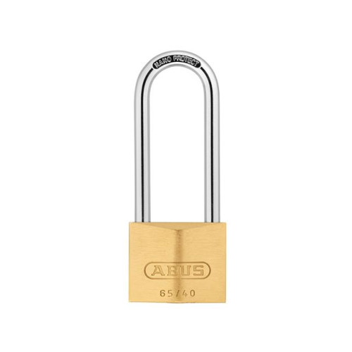 65/40HB63 40mm Brass Padlock 60mm Long Shackle