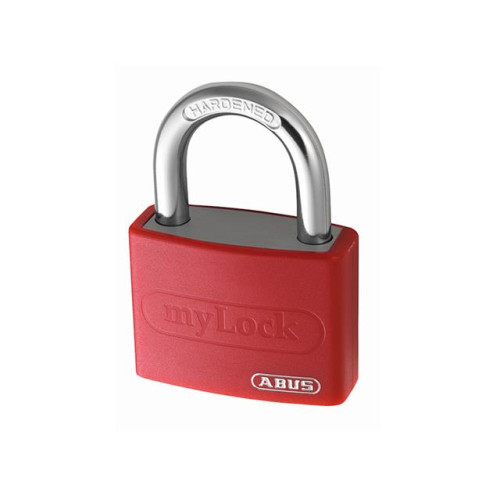 T65AL/40 40mm My Lock Aluminium Padlock Red Body 50012