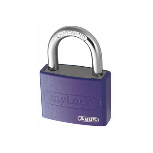 T65AL/40 40mm My Lock Aluminium Padlock Violet Body 50023