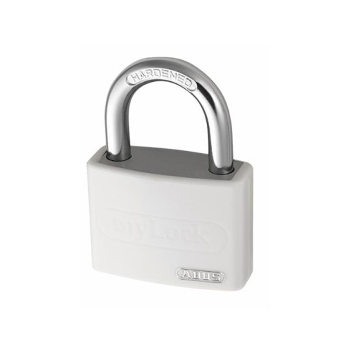 T65AL/40 40mm My Lock Aluminium Padlock White Body 50723