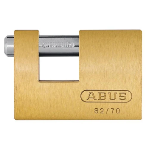 70mm Monoblock Brass Shutter Padlock