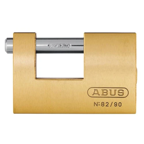 82/90 90mm Monoblock Brass Shutter Padlock Keyed 8523