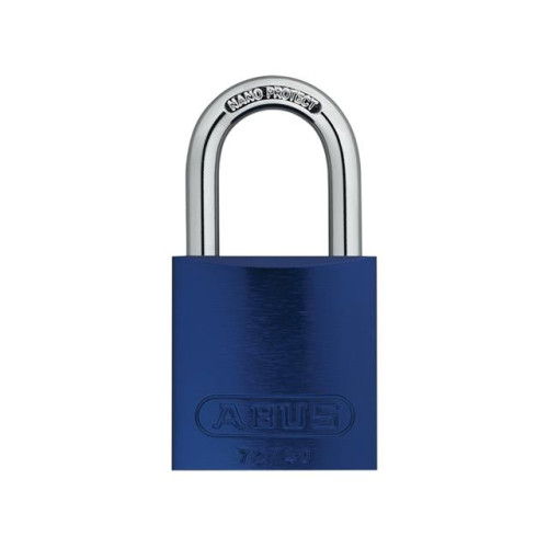 72/40 40mm Aluminium Padlock Blue Keyed Alike TT60121