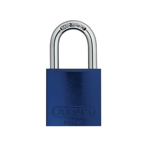 72/40 40mm Aluminium Padlock Blue Keyed Alike TT60121