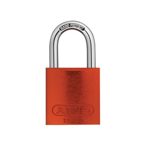 72/40 40mm Aluminium Padlock Orange Keyed TT02767