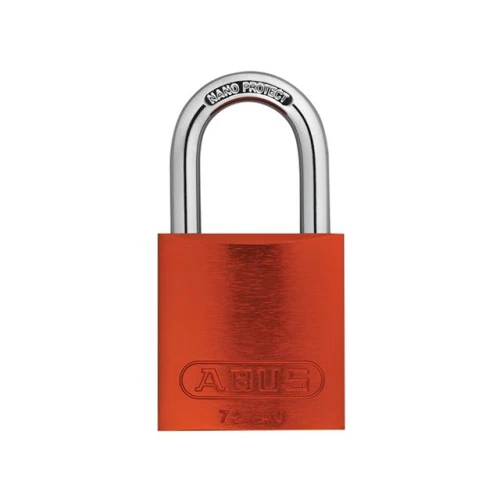 72/40 40mm Aluminium Padlock Orange Keyed TT02767