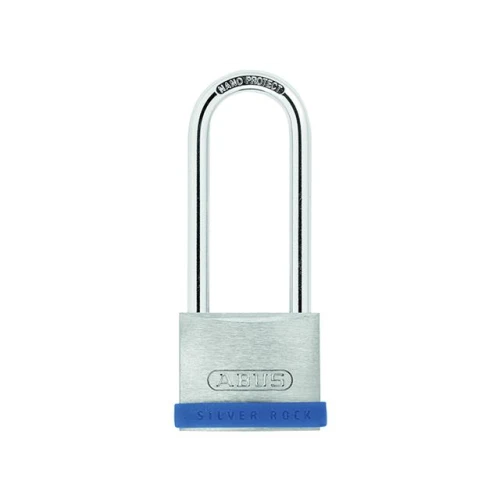 40mm Silver Rock&acirc;&cent; 5 Padlock Long Shackle 63mm Keyed Alike