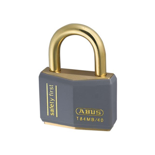 T84MB/40 40mm Grey Safety First Rustproof Padlock Keyed 8405