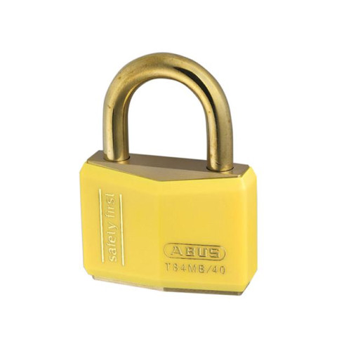 T84MB/40 40mm Yellow Safety First Rustproof Padlock