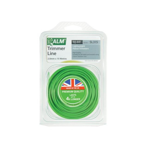 SL315 Light-Duty Petrol Trimmer Line 2.0mm x 15m