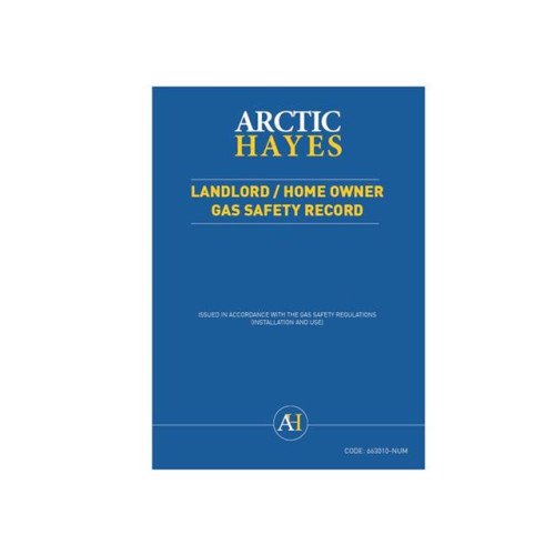 Arctic Hayes Landlord/Homeowner Gas Safety Record (Pad of 25)