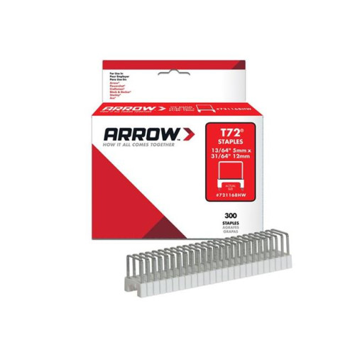T72 Insulated Staples Box 300 5mm X 12mm