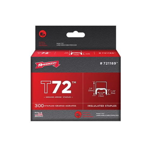 T72 Insulated Staples Box 300 9mm X 15mm