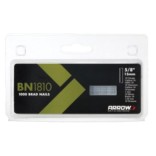 BN1810 Brad Nails Pack 500 15mm