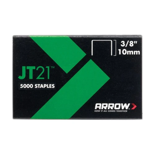 Staples for JT21 T27 Box 5000 10mm 3/8in