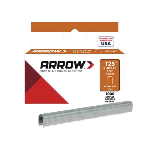 T25 Staples Box 5000 10mm - 3/8in