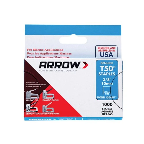 T50M 506m Monel staples (1000) 10mm - 3/8in