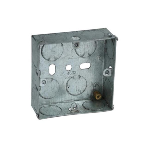 Axiom Electrical Metal Switch Box 16mm (Pack 20)