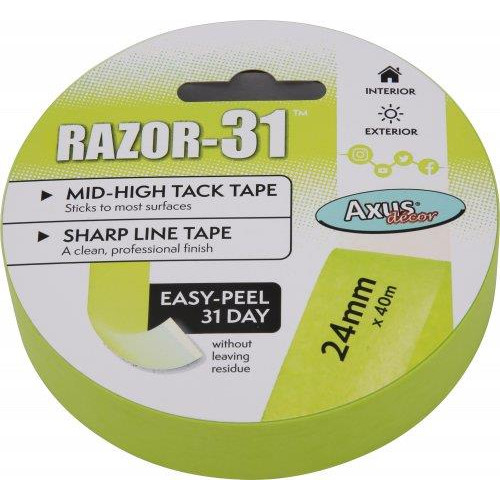 Axus Razor 31 Sharp Line Tape - 40m Roll 24mm - 1"