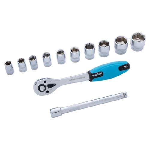 Blue Spot Tools Socket Set 11 Piece 3/8 In Drive